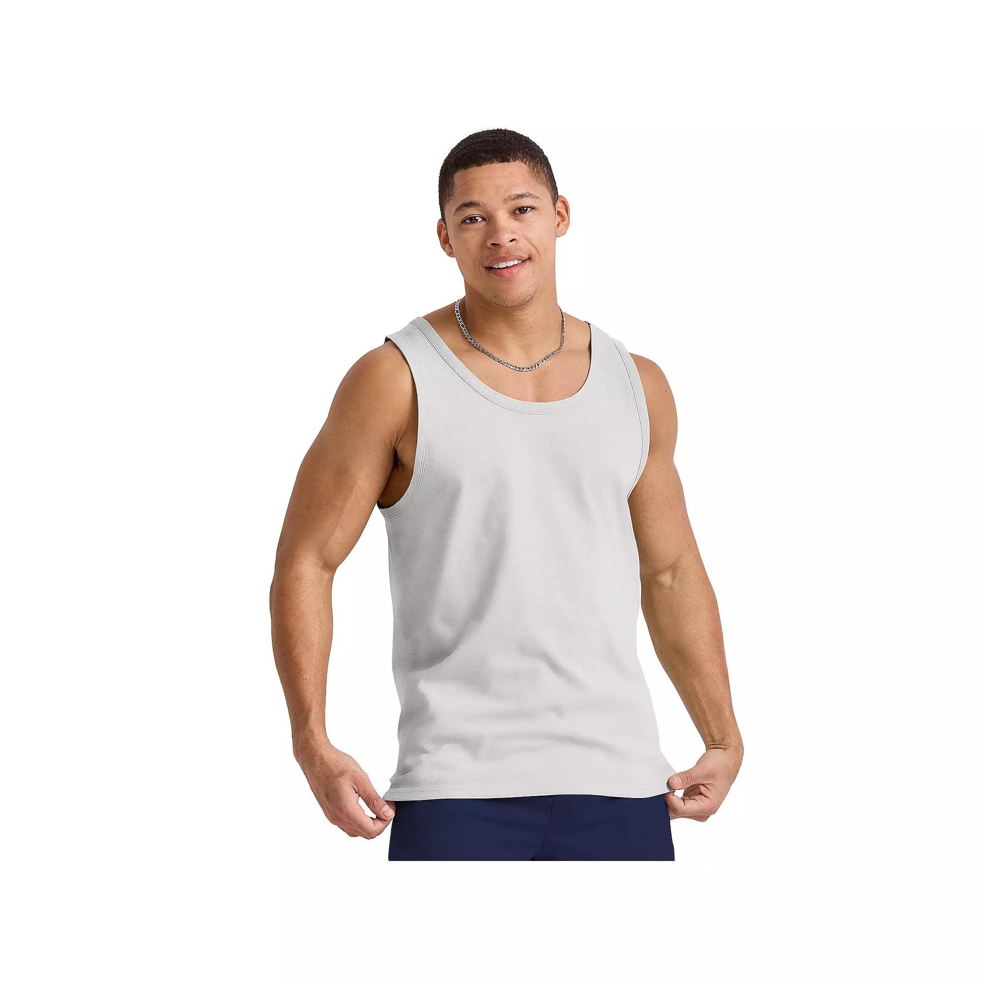 Mens Hanes Originals Tri-Blend Jersey Tank Top Product Image