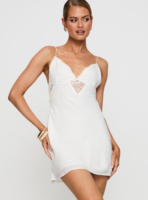 Artea Mini Dress White Product Image
