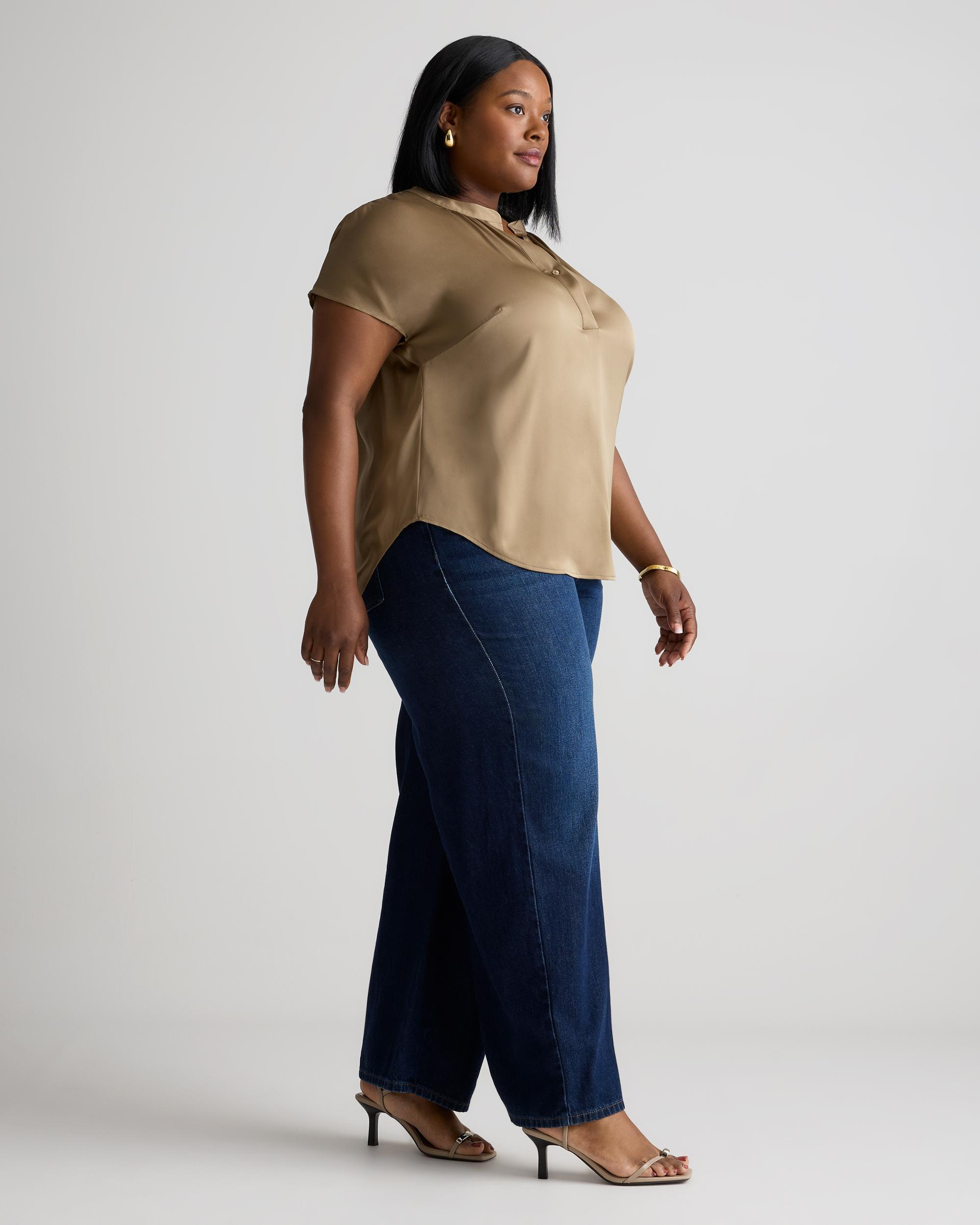 Quince | Women's Washable Stretch Silk Dolman Sleeve Blouse Mulberry Silk Product Image