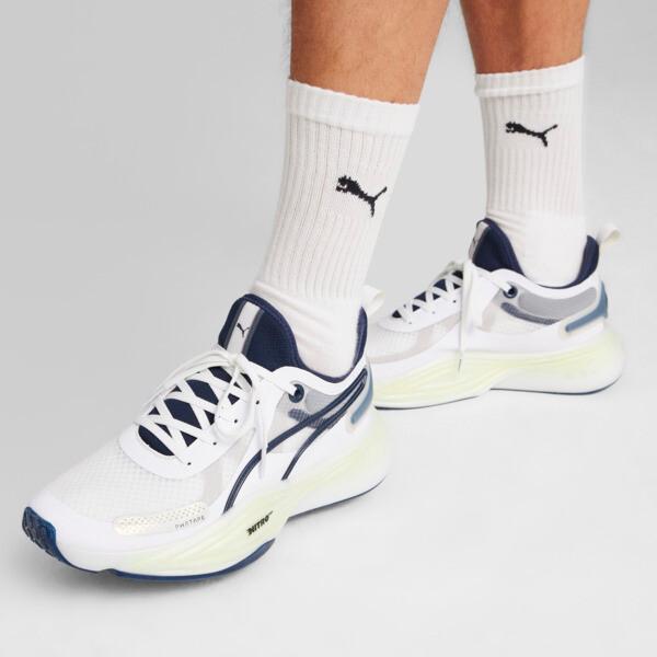 PUMA PWR NITRO Squared Mens Training Shoes in Dark Blue Product Image