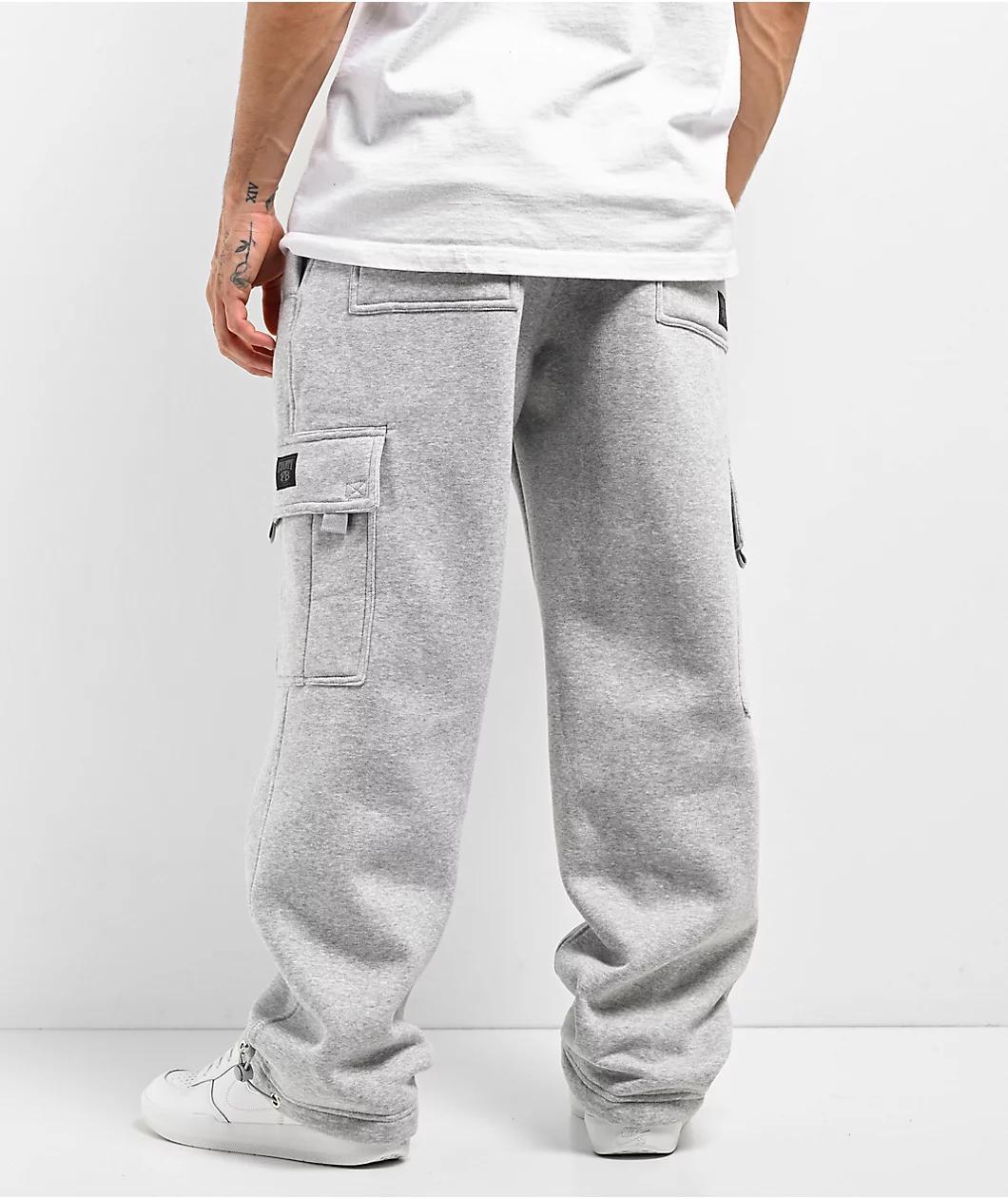 FB County Grey Heavyweight Baggy Cargo Sweatpants Product Image