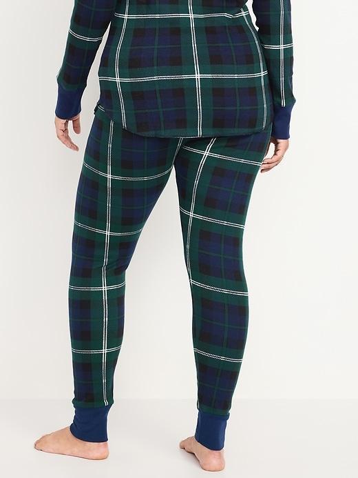 Mid-Rise Flannel Pajama Pants for Women Product Image