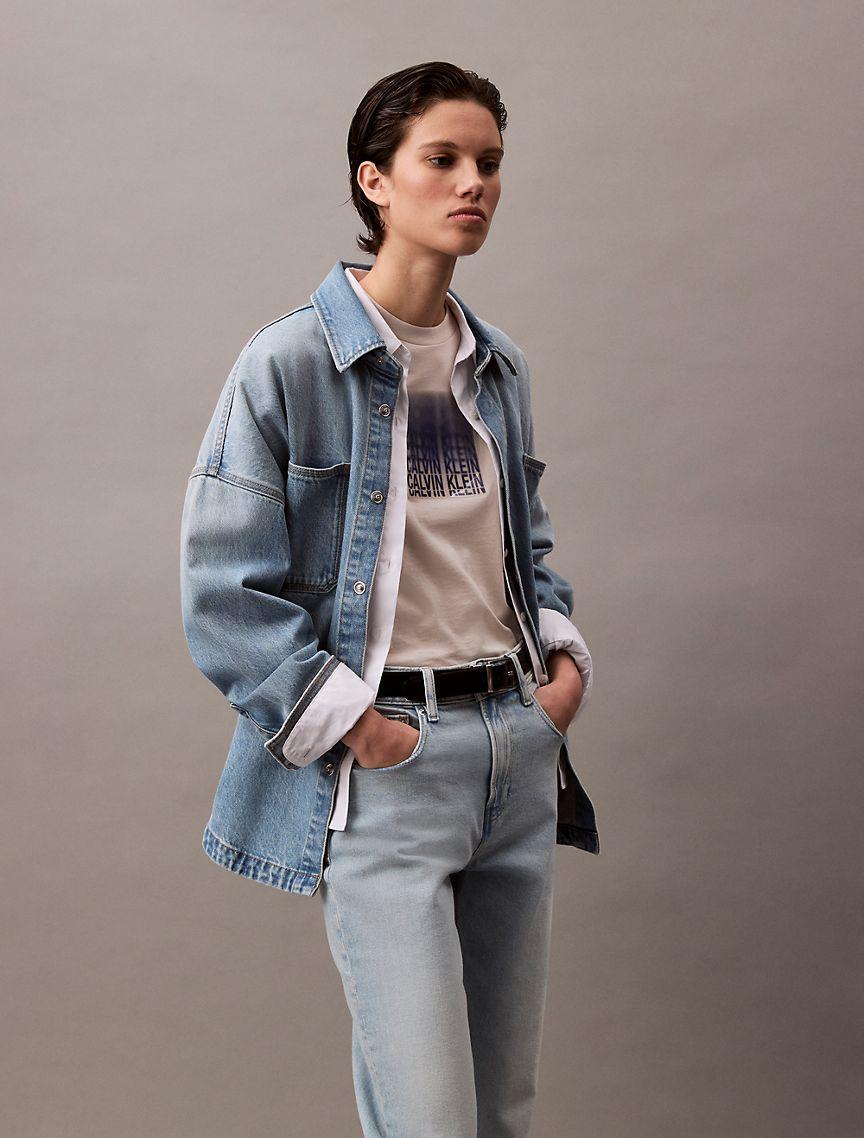 High Rise Straight Jeans Product Image