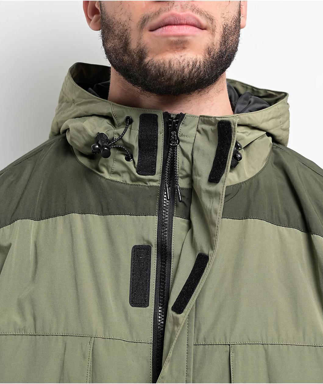 Autumn Field Sage & Military Snowboard Jacket 2025 Product Image