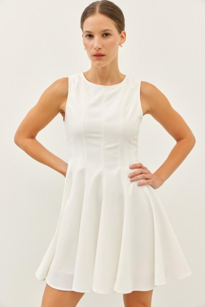 S/L Flare Mini Dress Product Image