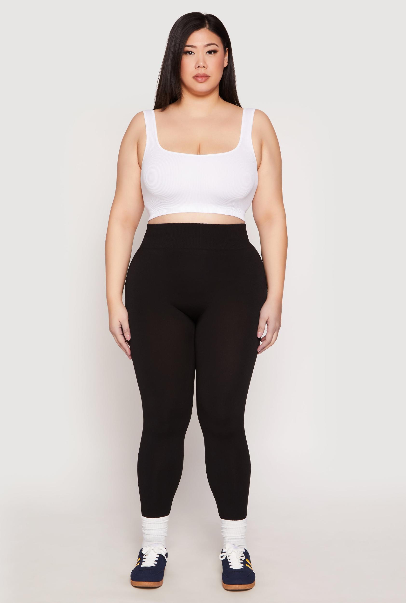 Womens Plus Size Seamless High Waisted Leggings Product Image