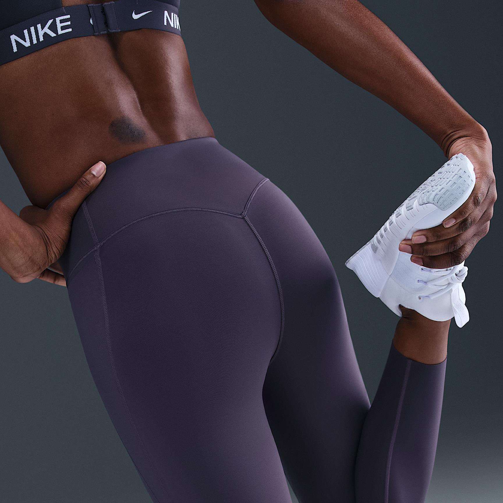 Nike Women's Universa High-Waisted 7/8 Leggings with No Front Seam Product Image