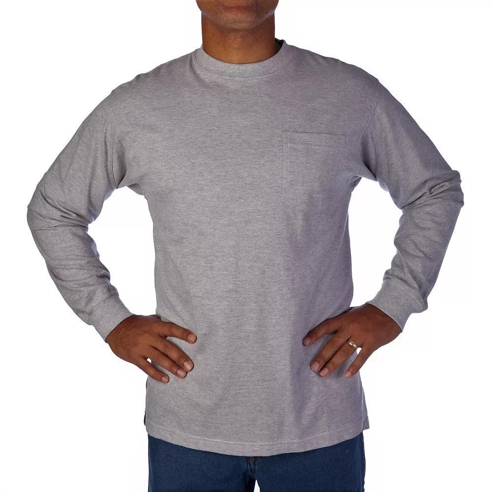 Mens Smiths Workwear Extended-Tail Pocket Tee Red Product Image