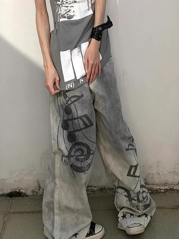 Designer Prints Boyfriend Jeans Product Image