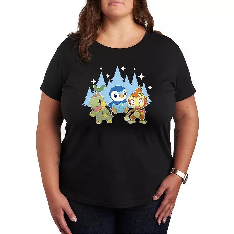 Plus Care Bears Happy St. Patrick's Day Graphic Tee, Women's, Size: 3XL, Black Product Image