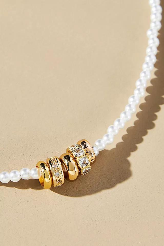 Round Charm Beaded Necklace Product Image