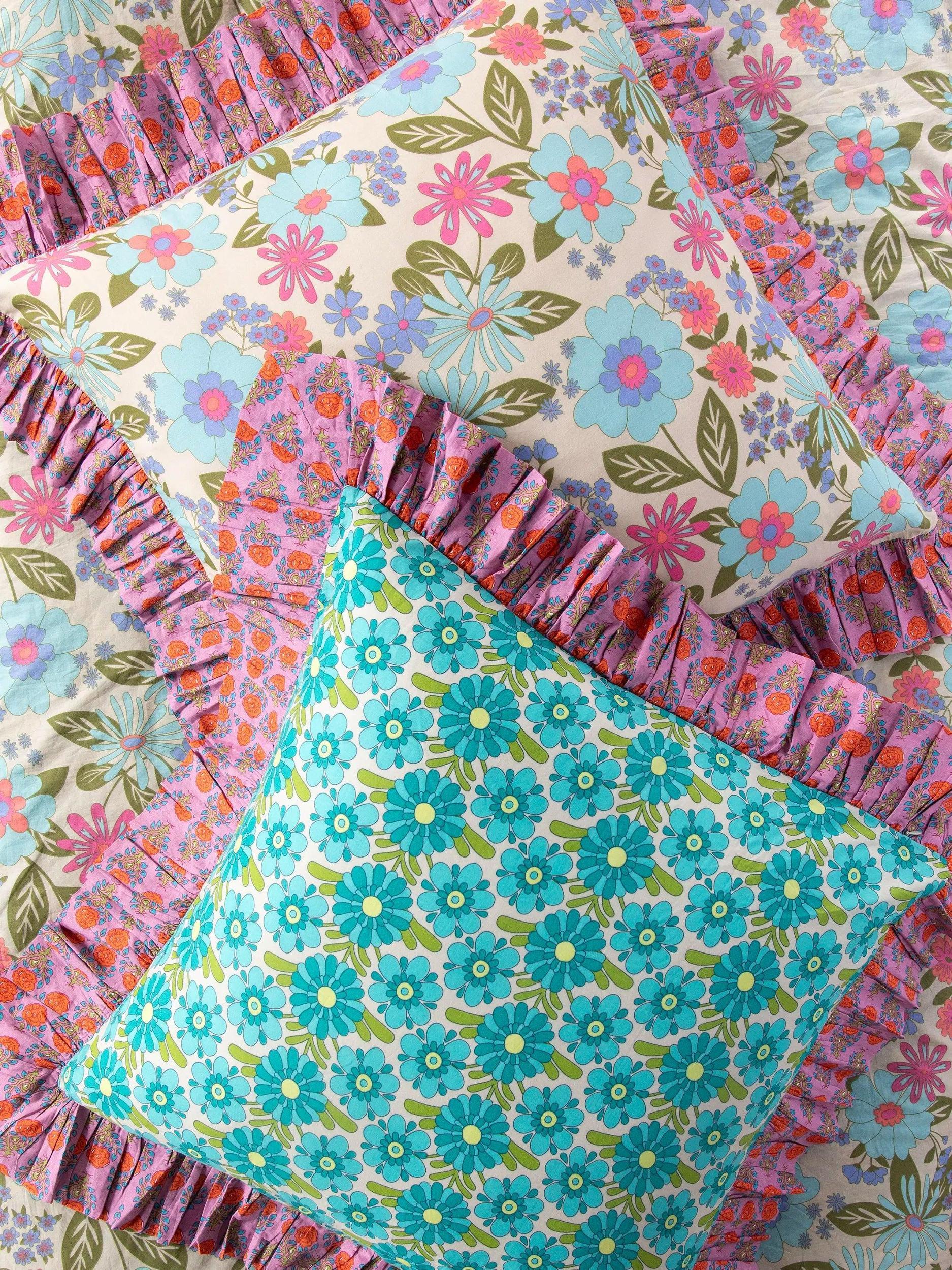 So Soft Cotton Reversible Euro Sham - Retro Product Image