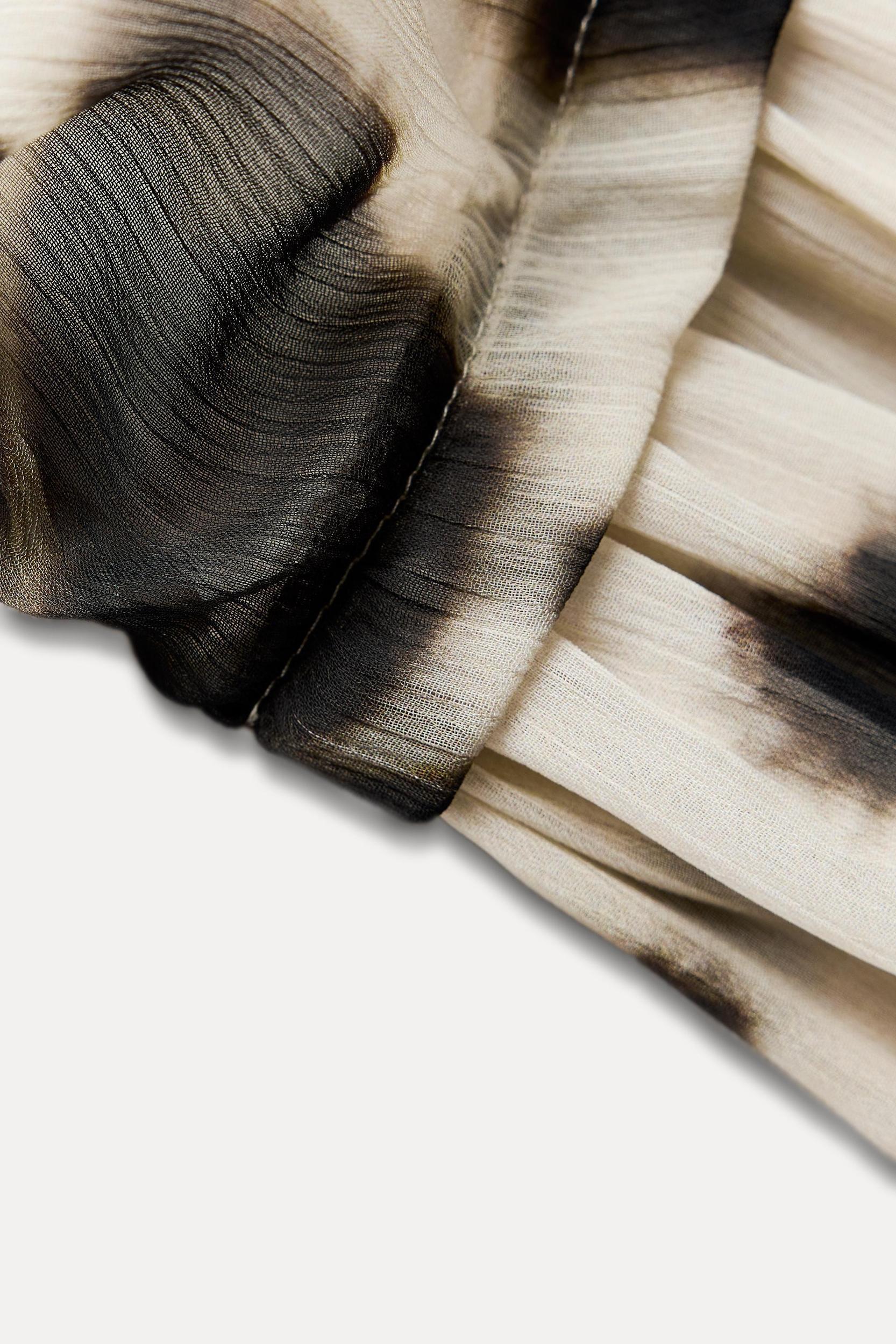 ANIMAL PRINT VOLUMINOUS DRESS ZW COLLECTION Product Image