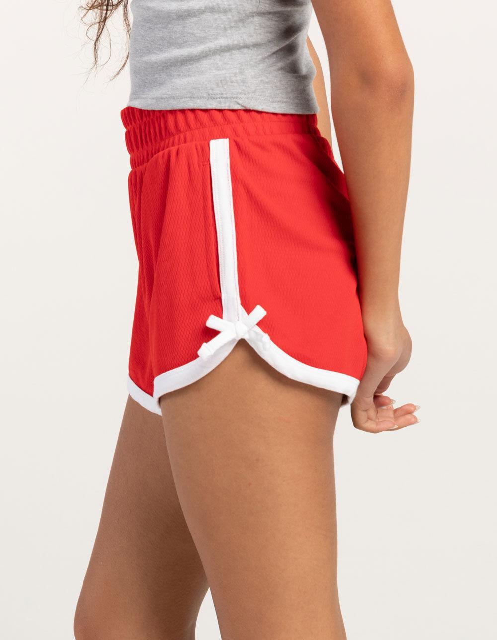 RSQ Womens Mid Rise Piped Bow Shorts - NAVY Product Image