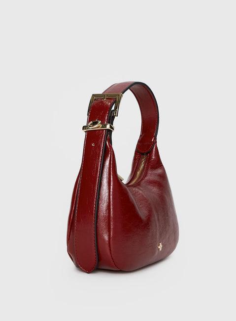 Gigi Shoulder Bag Cherry Red Product Image