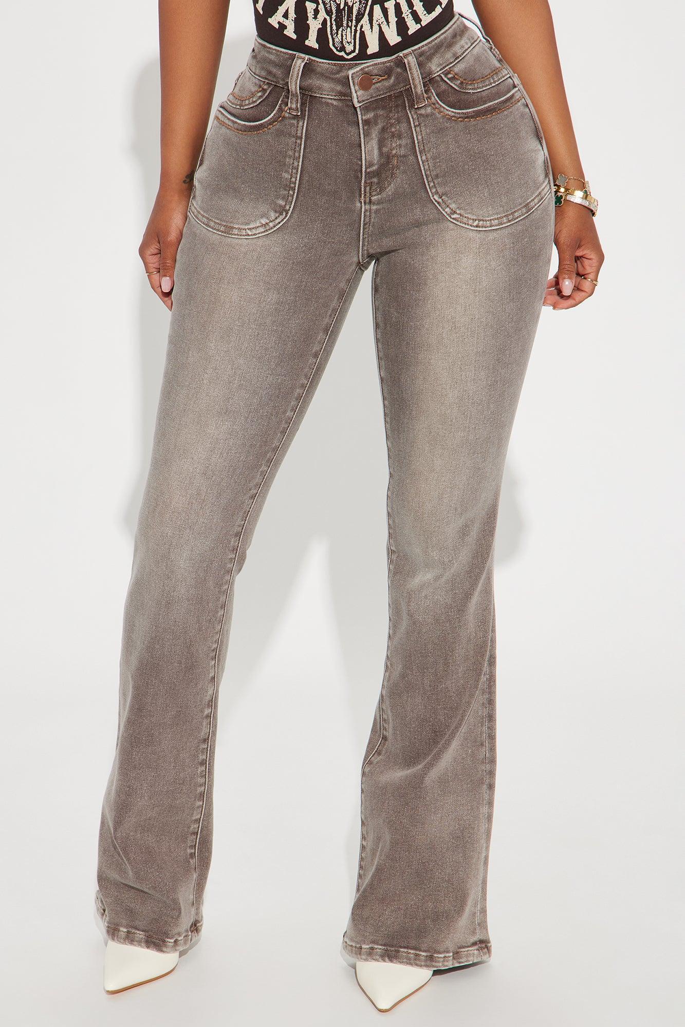 Try Harder Flare Pant - Chocolate Product Image