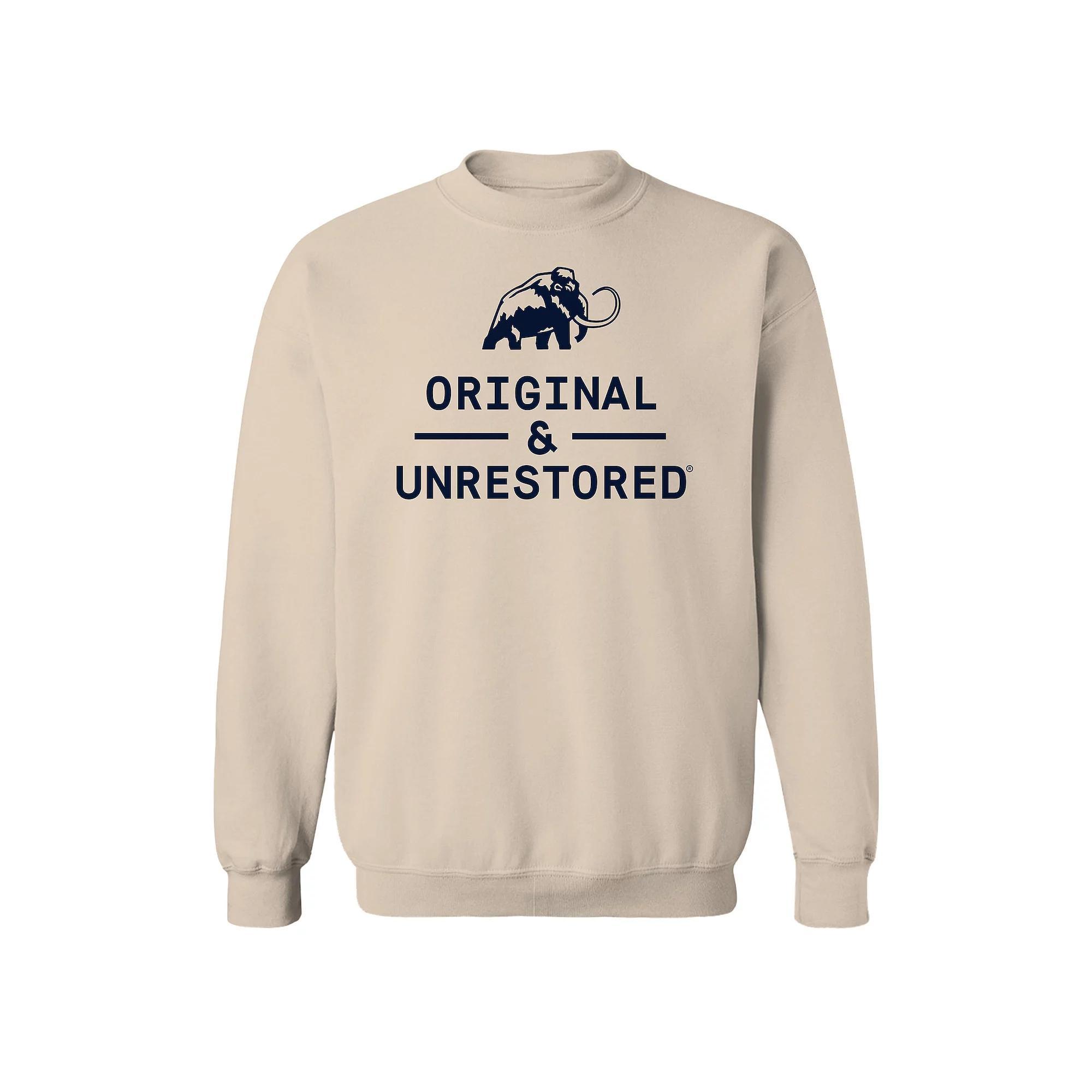 Men's Original & Unrestored Lock Up Fleece Graphic Sweatshirt, Size: XXL, Brown Product Image