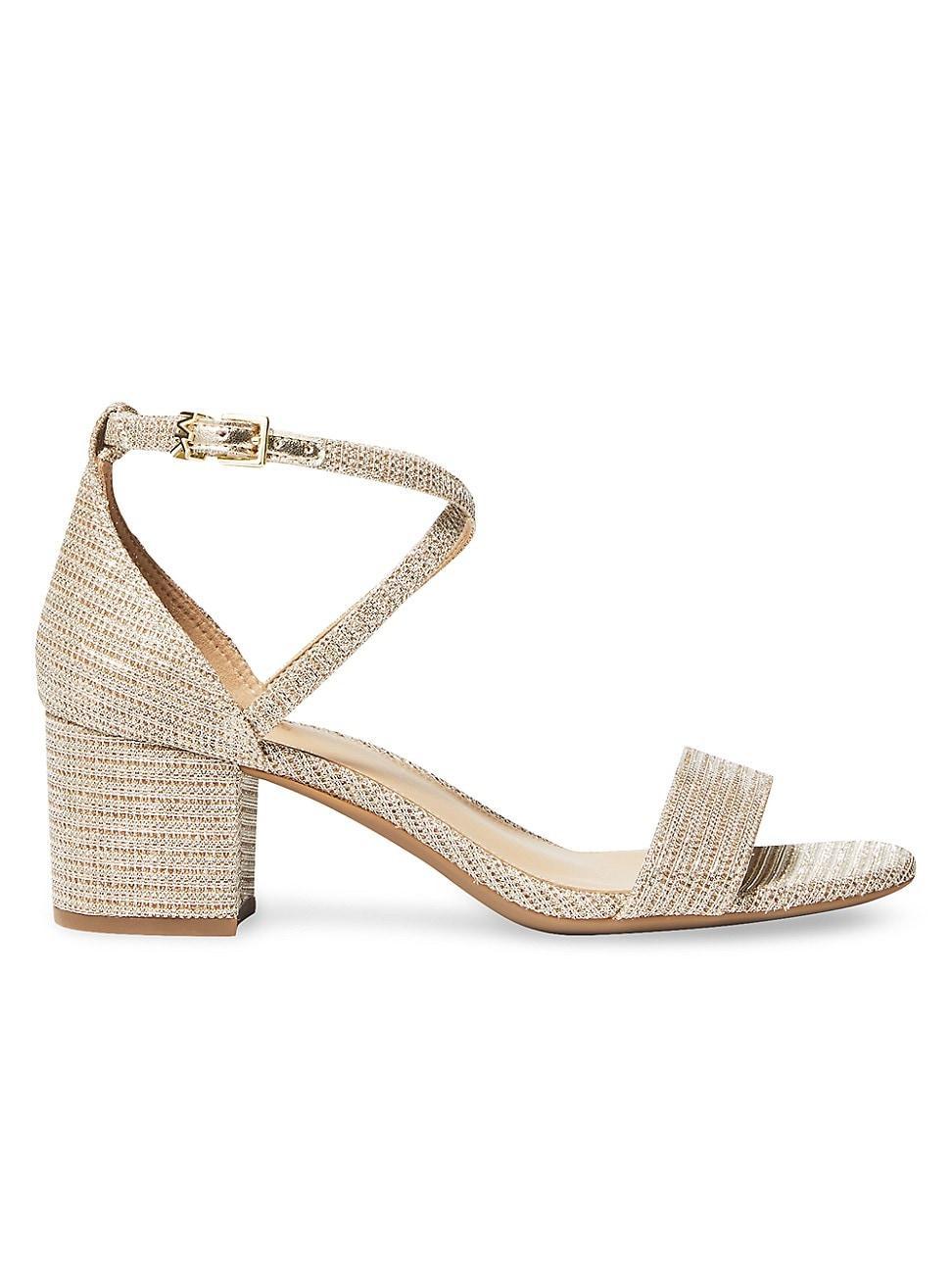 Michael Michael Kors Womens Serena Flex Ankle Strap High Heel Sandals Product Image