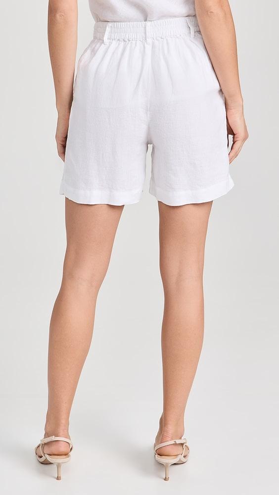 DONNI. The Linen Pleated Shorts | Shopbop Product Image