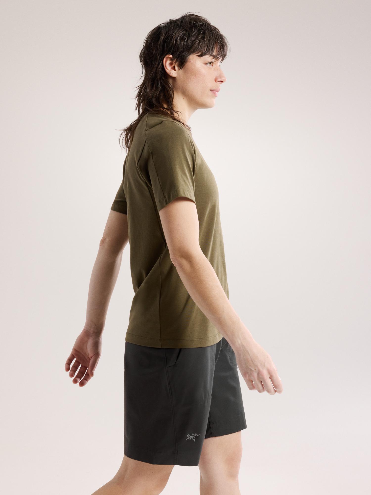 Kragg SL Cotton Emblem Crew Shirt SS Women's Product Image