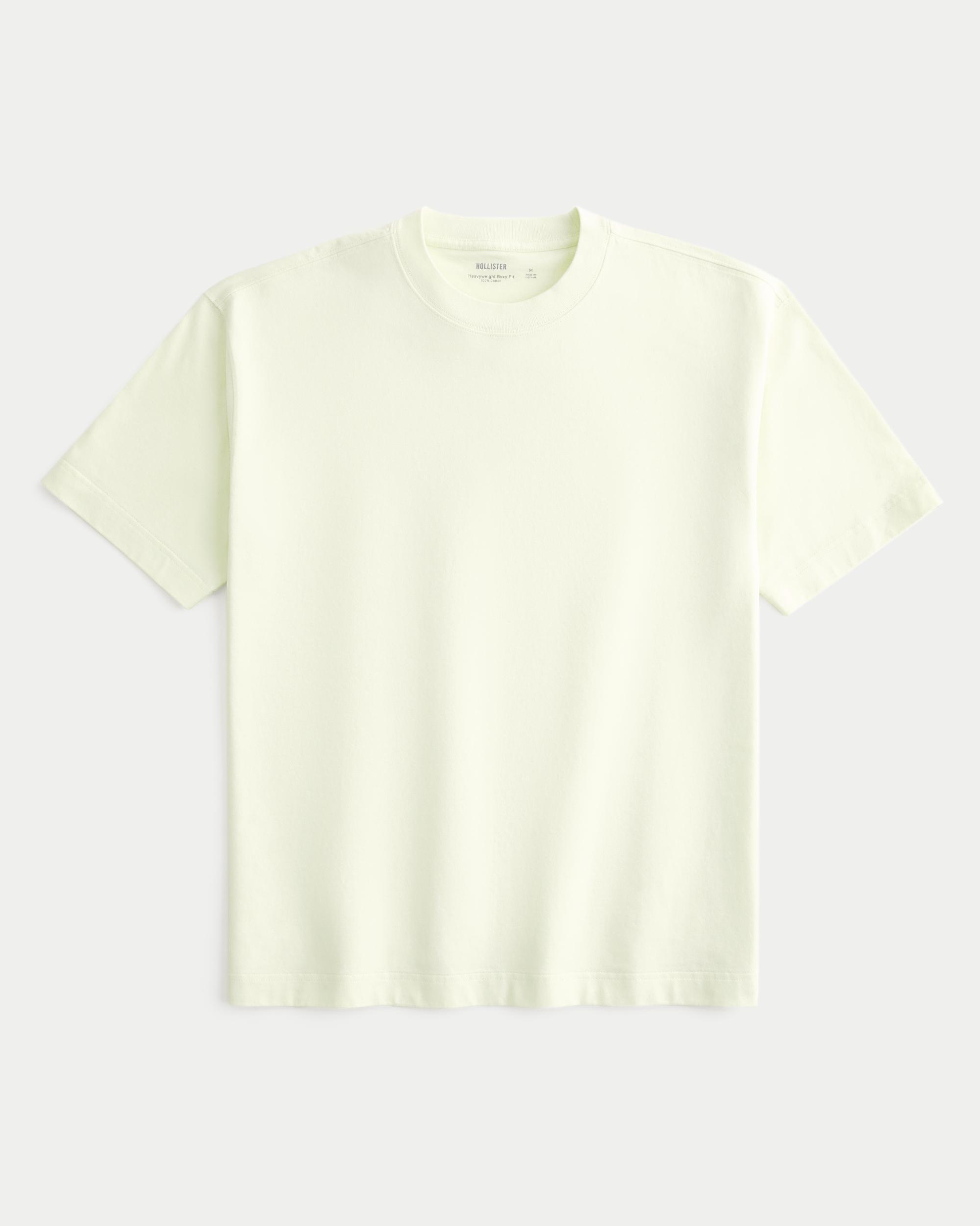 Boxy Heavyweight Camo Crew T-Shirt Product Image