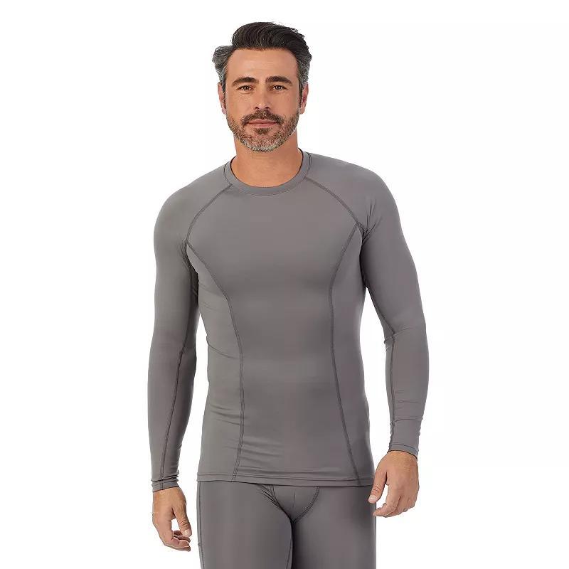 Mens Cuddl Duds Heavyweight Lite Compression Performance Base Layer Long Sleeve Crew Top Product Image