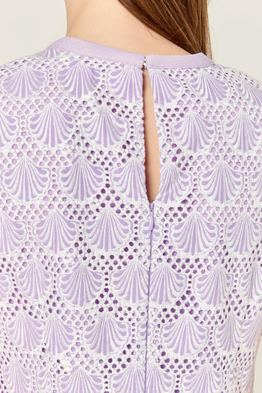 Crochet Lace Mini Dress Product Image