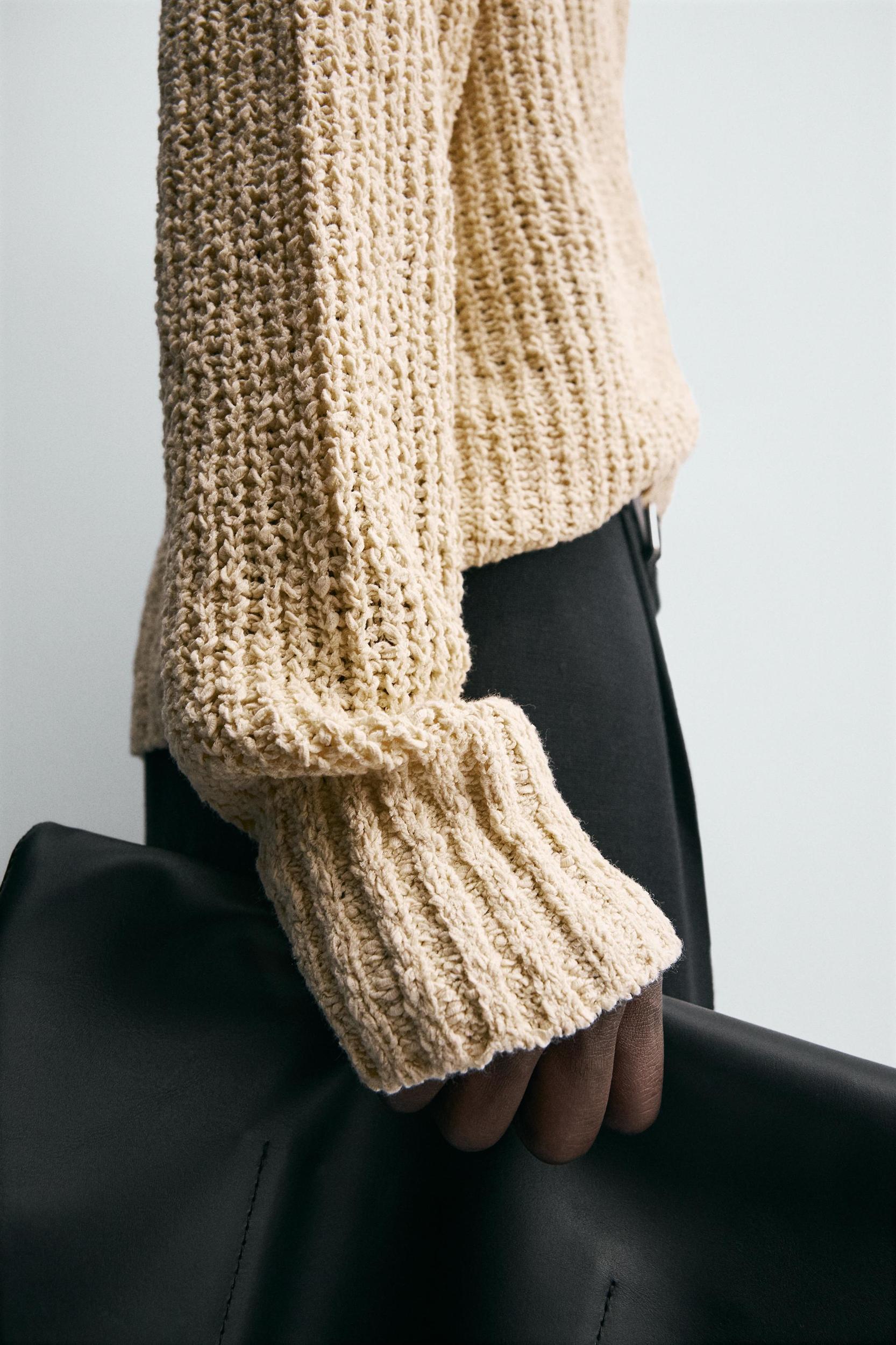TEXTURED KNIT CARDIGAN Product Image