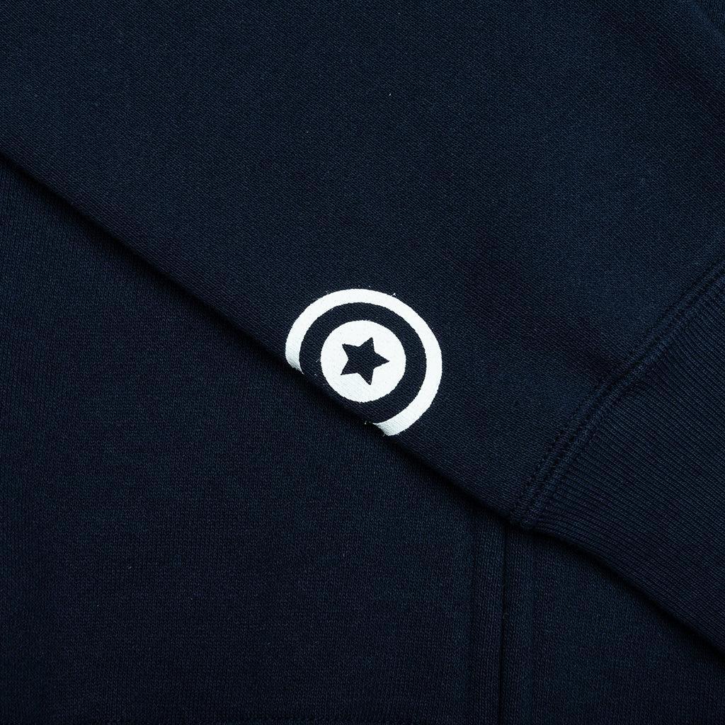1st Shark Full Zip Hoodie - Navy Male Product Image