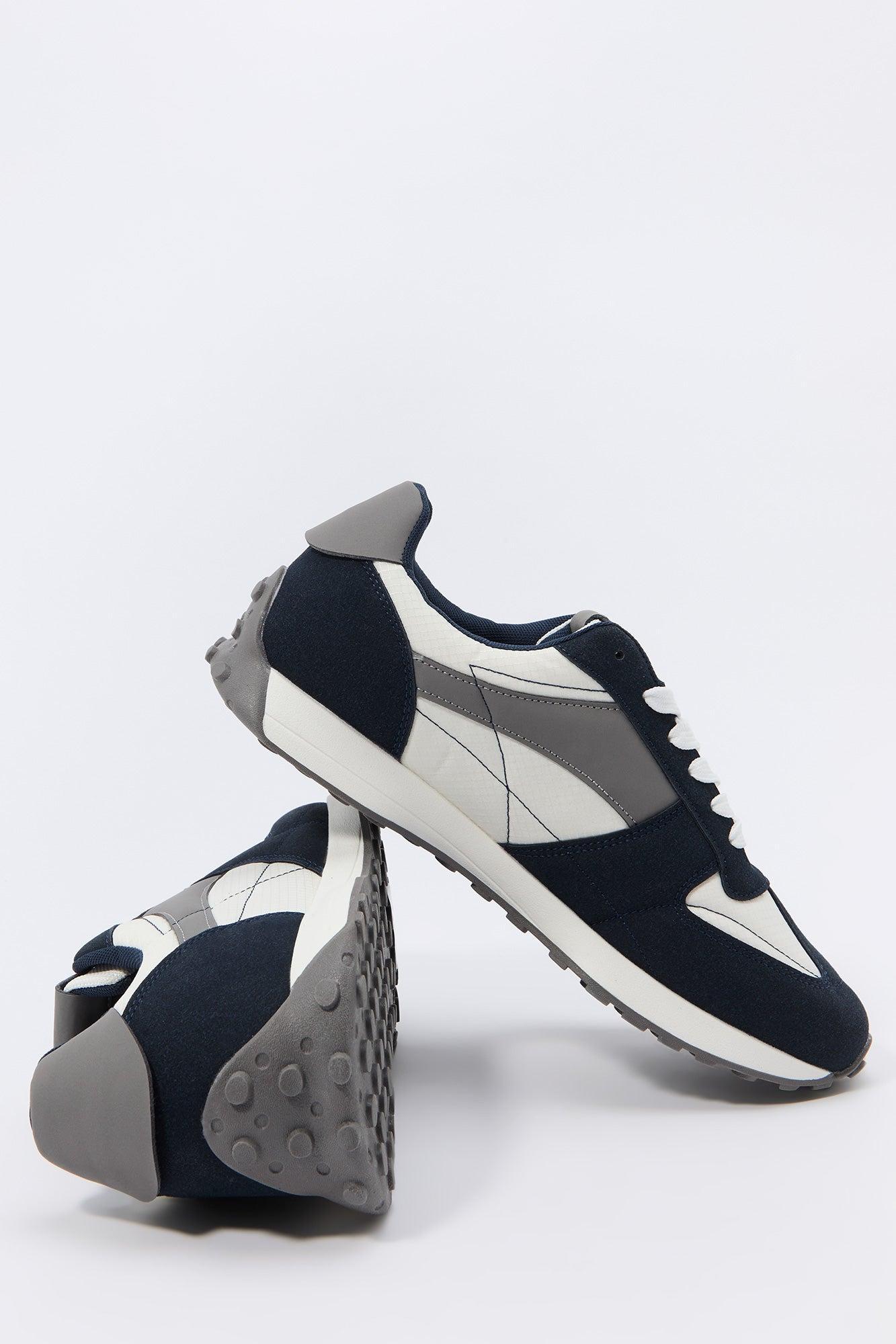 Faux Suede Colourblock Sneaker Male Product Image