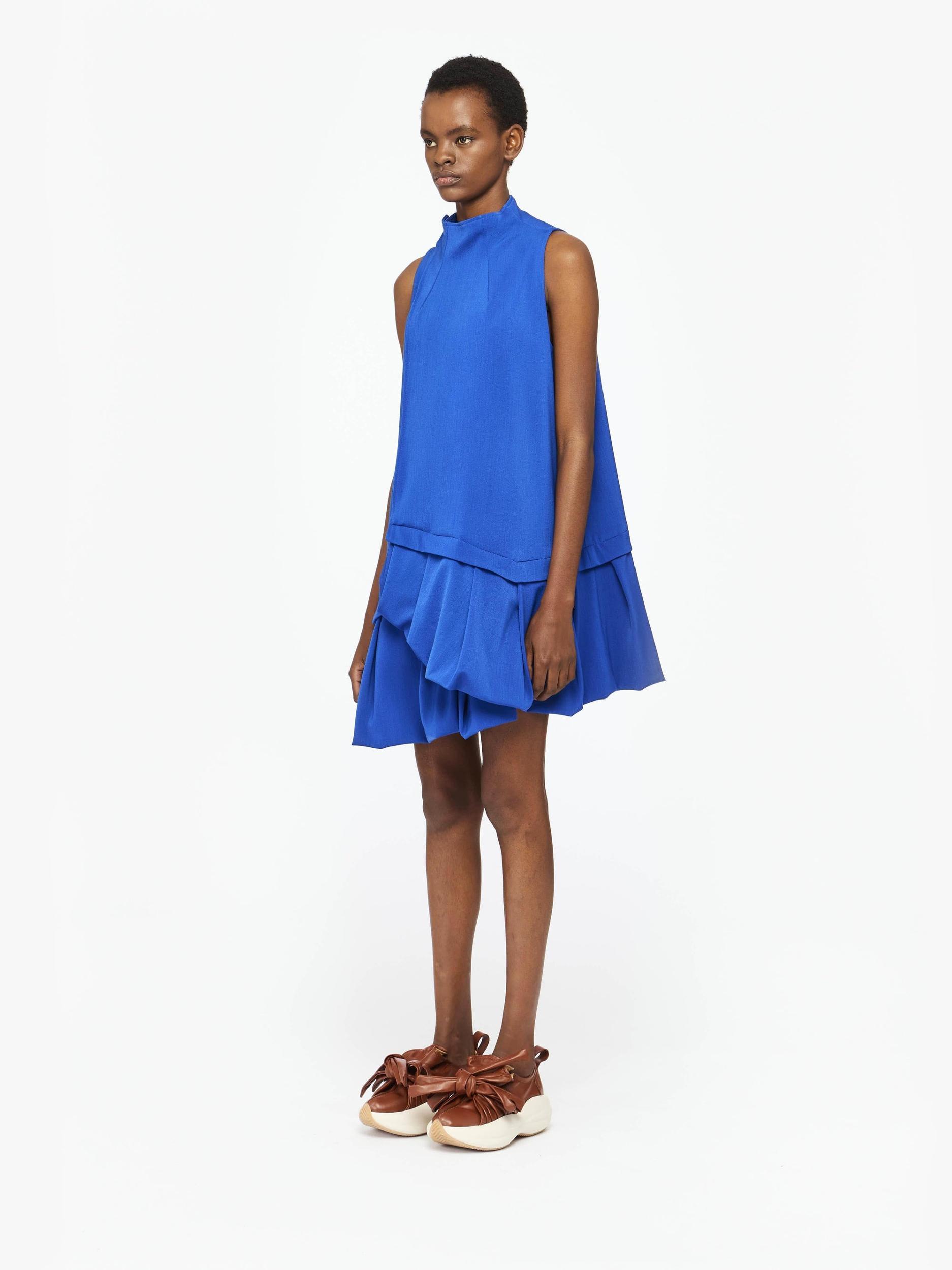 A-LINE RUFFLE HEM MINI DRESS Product Image