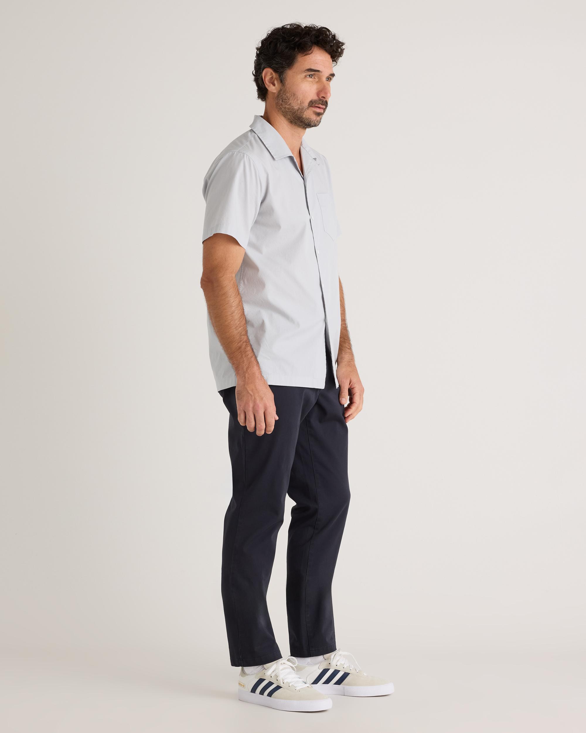 Quince | Men's Stretch Poplin Camp Shirt Size XL, Organic Cotton Product Image