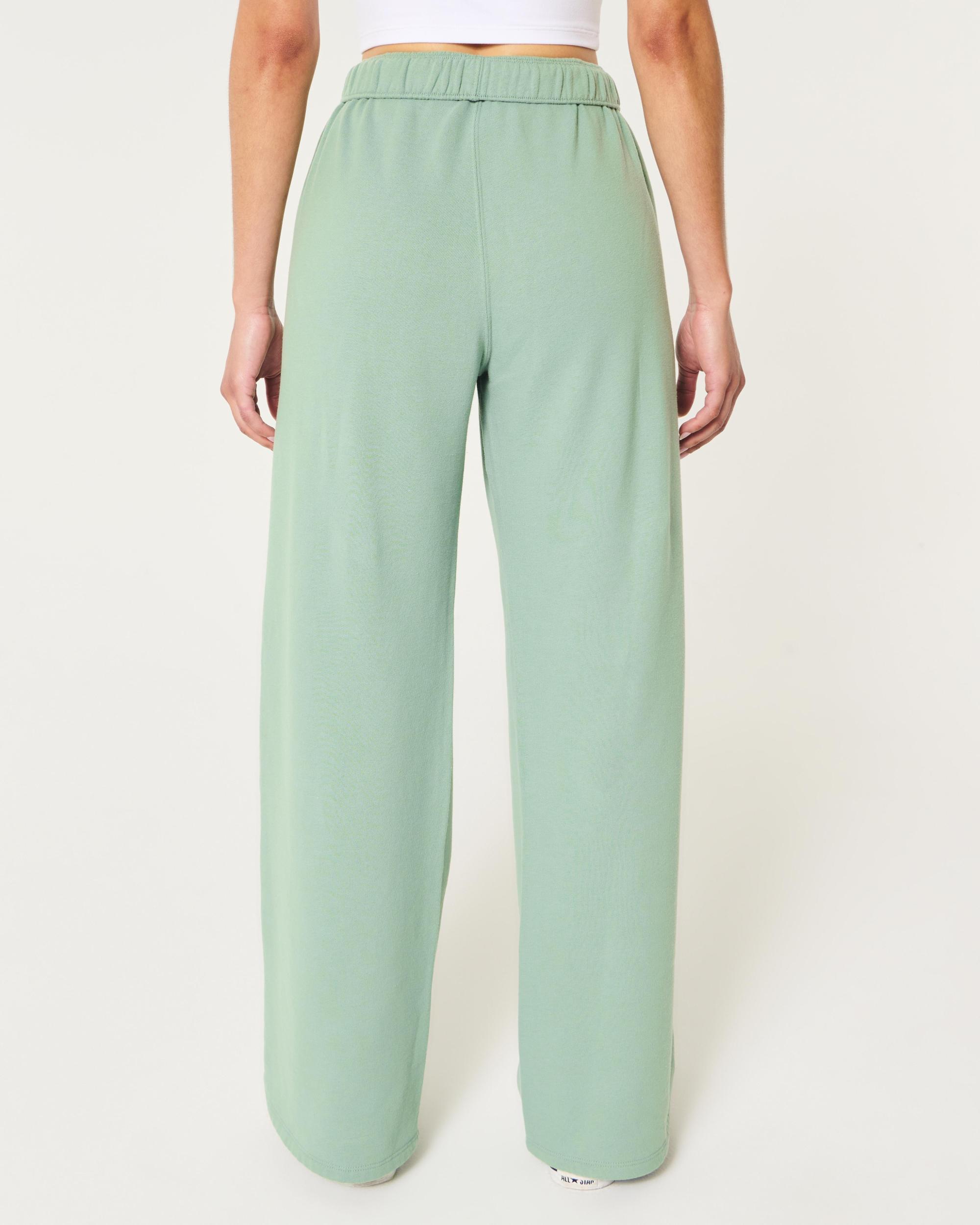 Hollister Feel Good Fleece Wide-Leg Pants Product Image