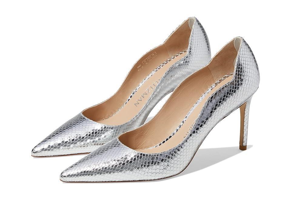 Stuart Weitzman Stuart 85 Scallop Pump Women's Shoes Product Image