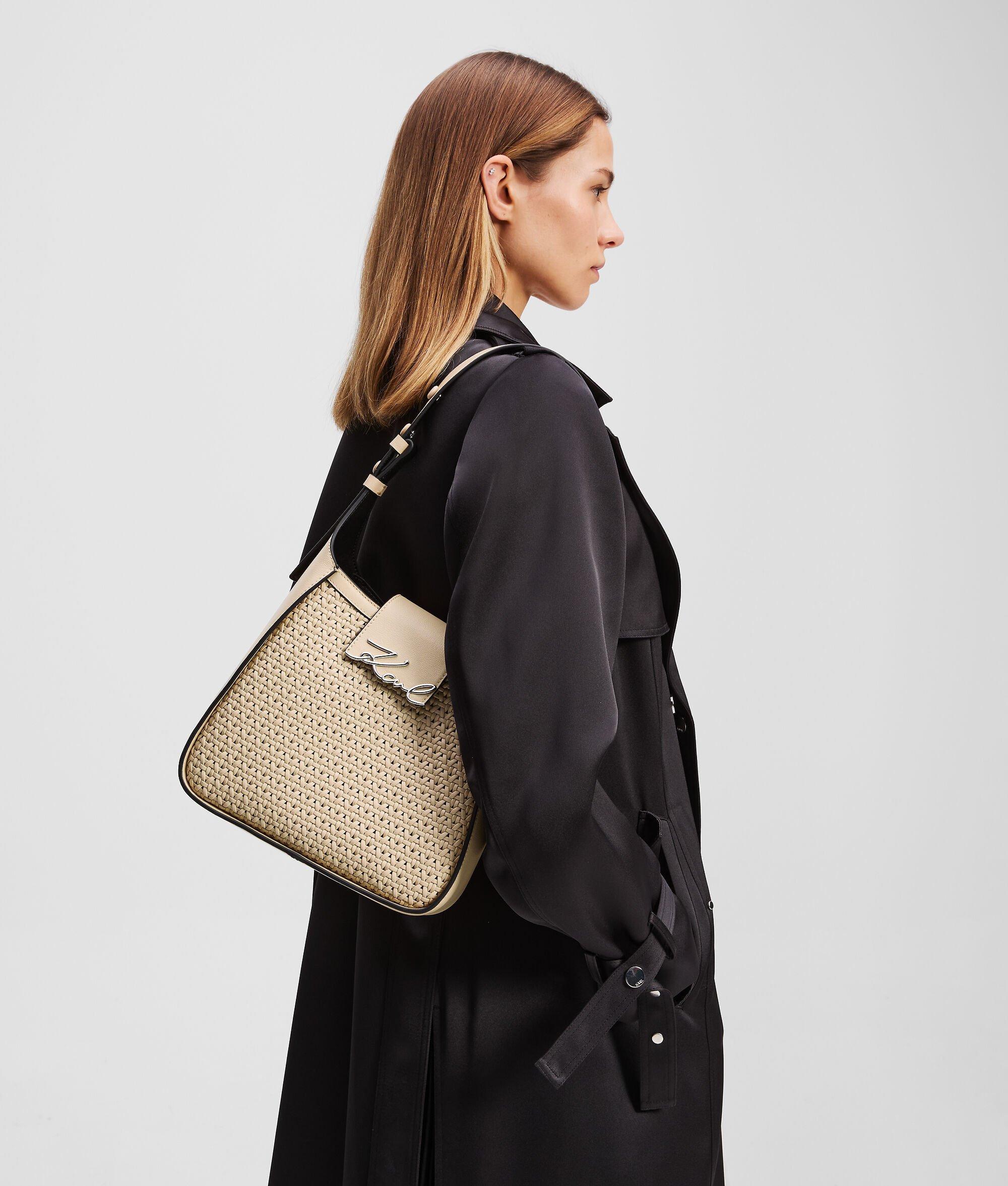 K/SIGNATURE WOVEN HOBO BAG Product Image