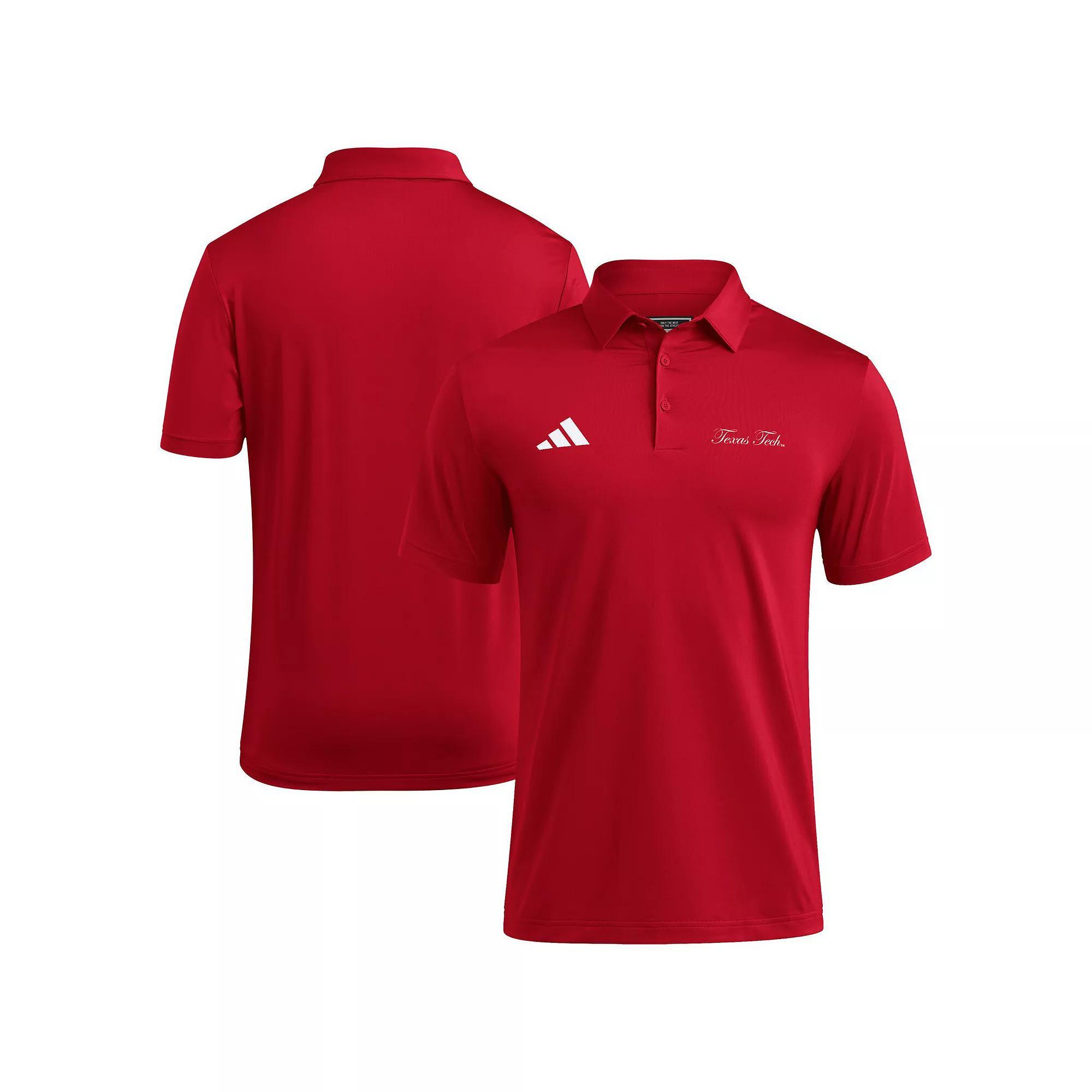 Men's adidas Red Texas Tech Red Raiders Ultimate 365 Polo, Size: Medium Product Image