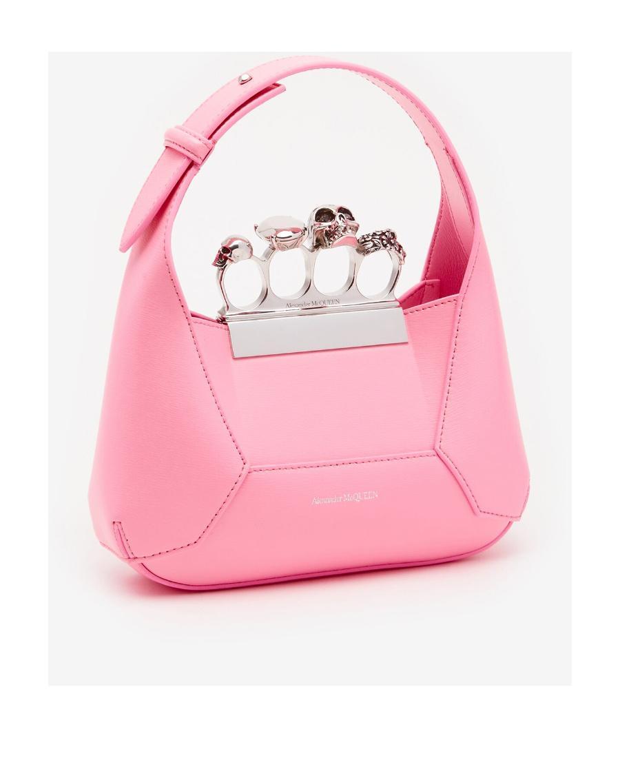 ALEXANDER MCQUEEN Jewelled Hobo Mini Bag In Pink Product Image
