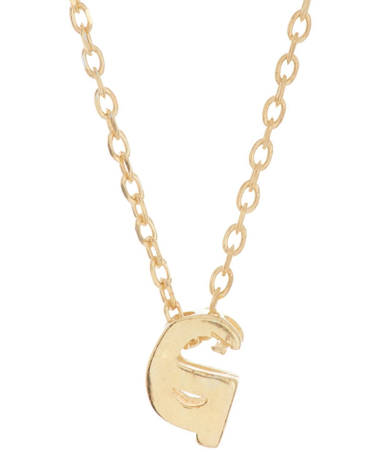 Adornia Mini Initial Pendant Necklace, Women's, Gold Tone H Product Image
