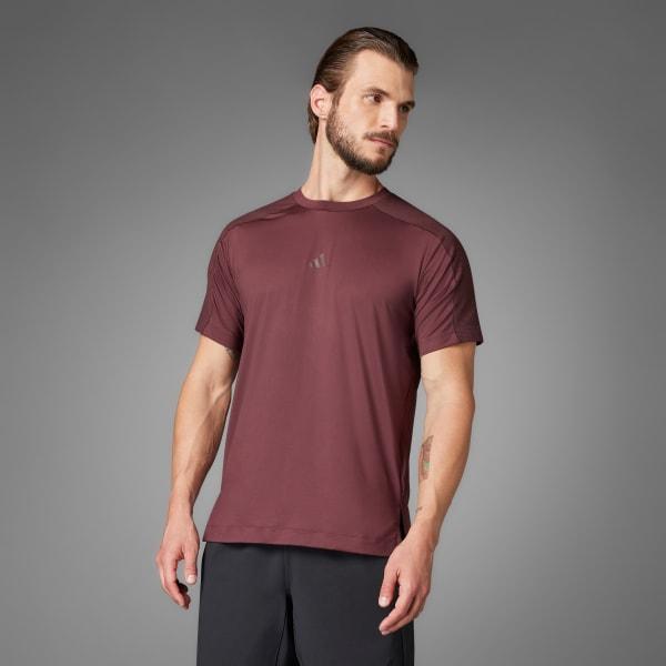 adidas Puremotion Tee Aurora Ruby L Mens Product Image