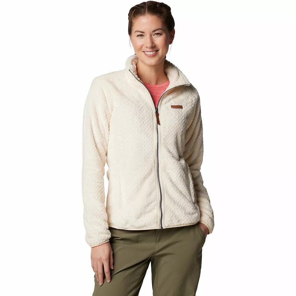 Women's Columbia Fireside Sherpa Fleece Jacket, Size: XXL, Chalk Product Image