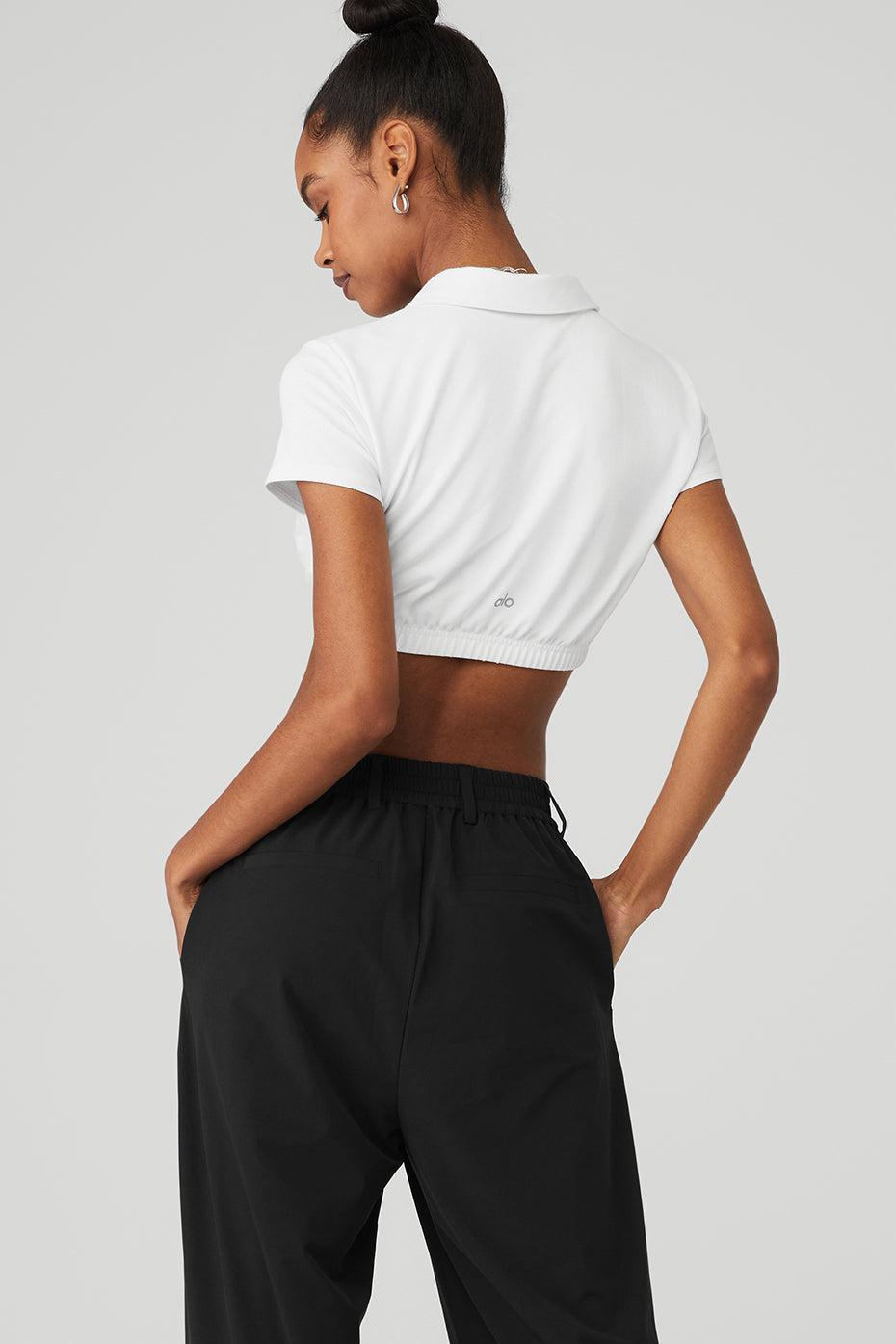 Cropped Prestige Polo - White Female Product Image