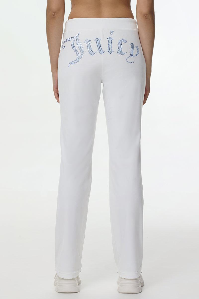 Technicolor Customizable Big Bling Velour Track Pants Product Image