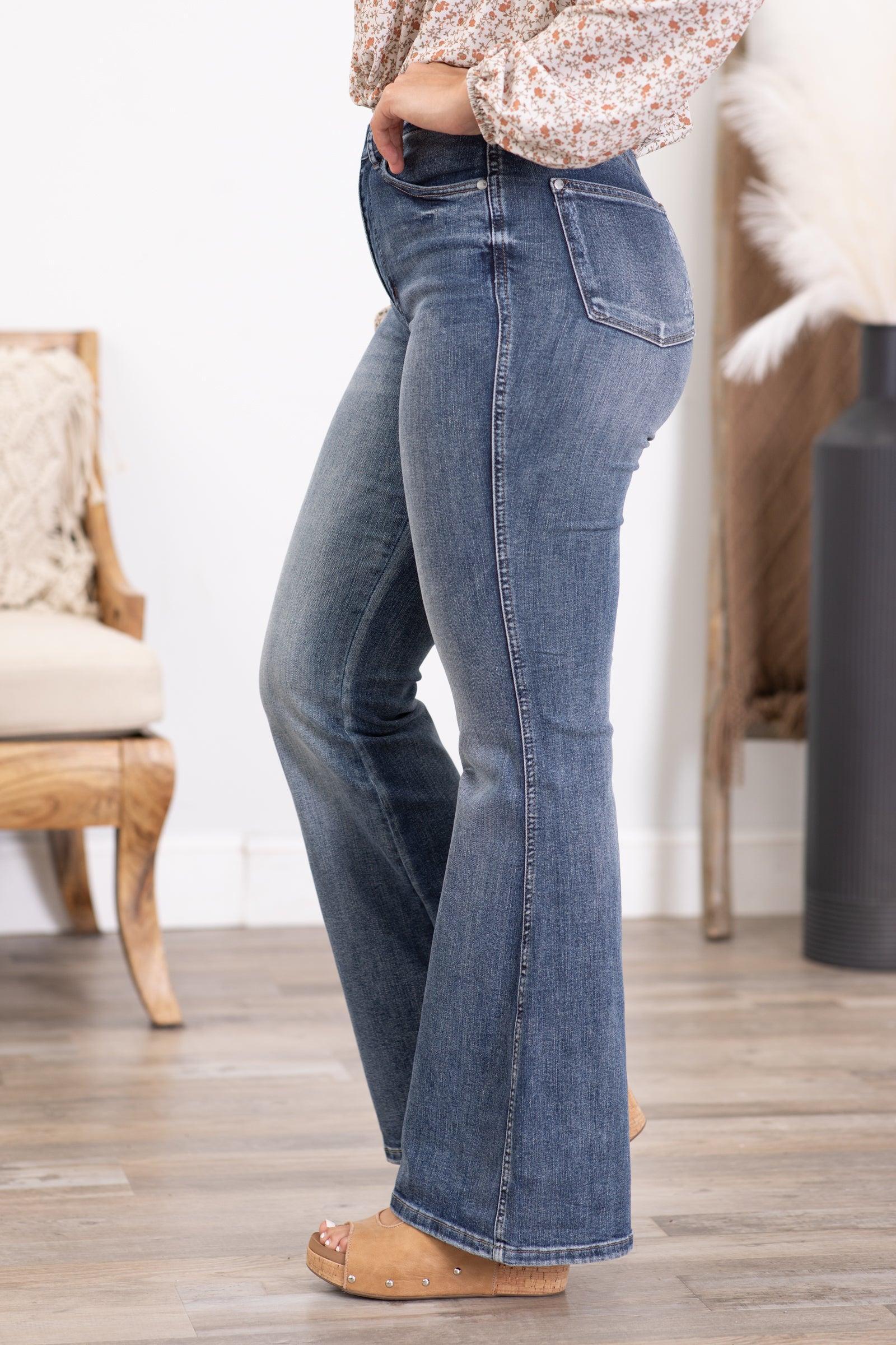 Judy Blue Tummy Control Flare Jeans Product Image