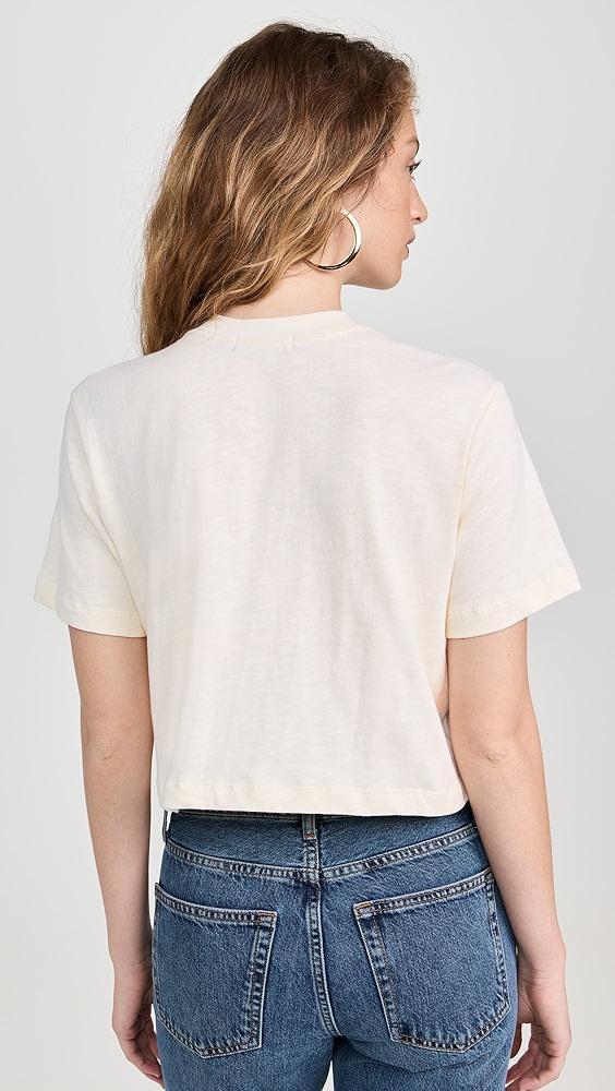 Junk Food Heat Short Sleeve Mock Neck Crop Tee | Shopbop Product Image