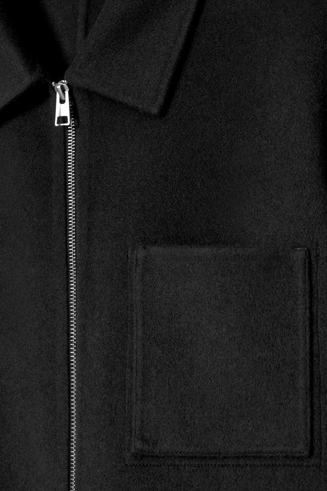 DOUBLE-FACED WOOL HARRINGTON JACKET Product Image