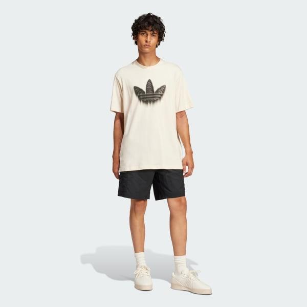 adidas Skeleton Trefoil Tee Collegiate Purple XS Mens Product Image