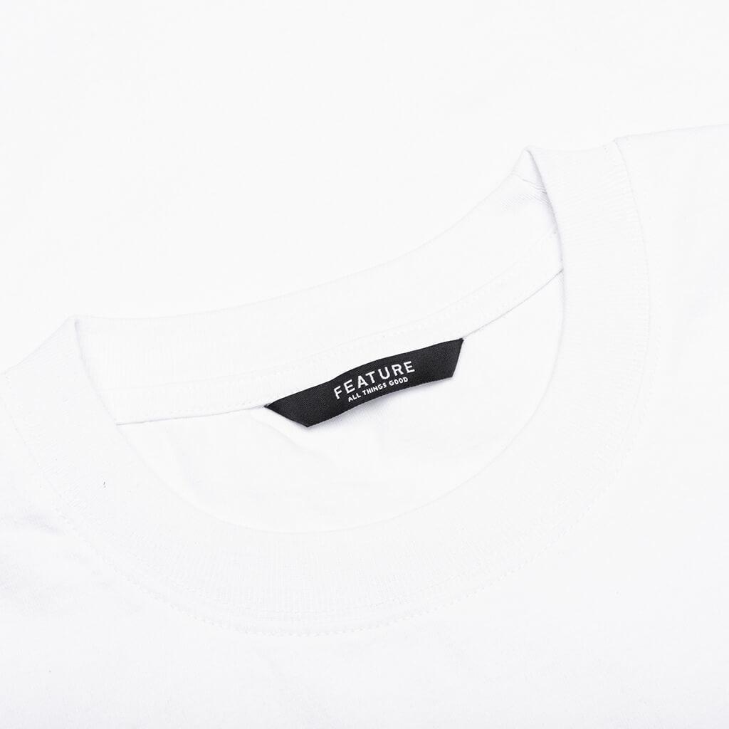 FEATURE x Los Angeles Lakers Baller Tee - White Male Product Image