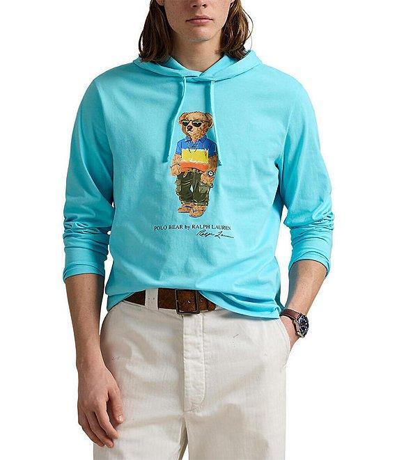 Polo Ralph Lauren Polo Bear Graphic Long Sleeve Hoodie T-Shirt Product Image