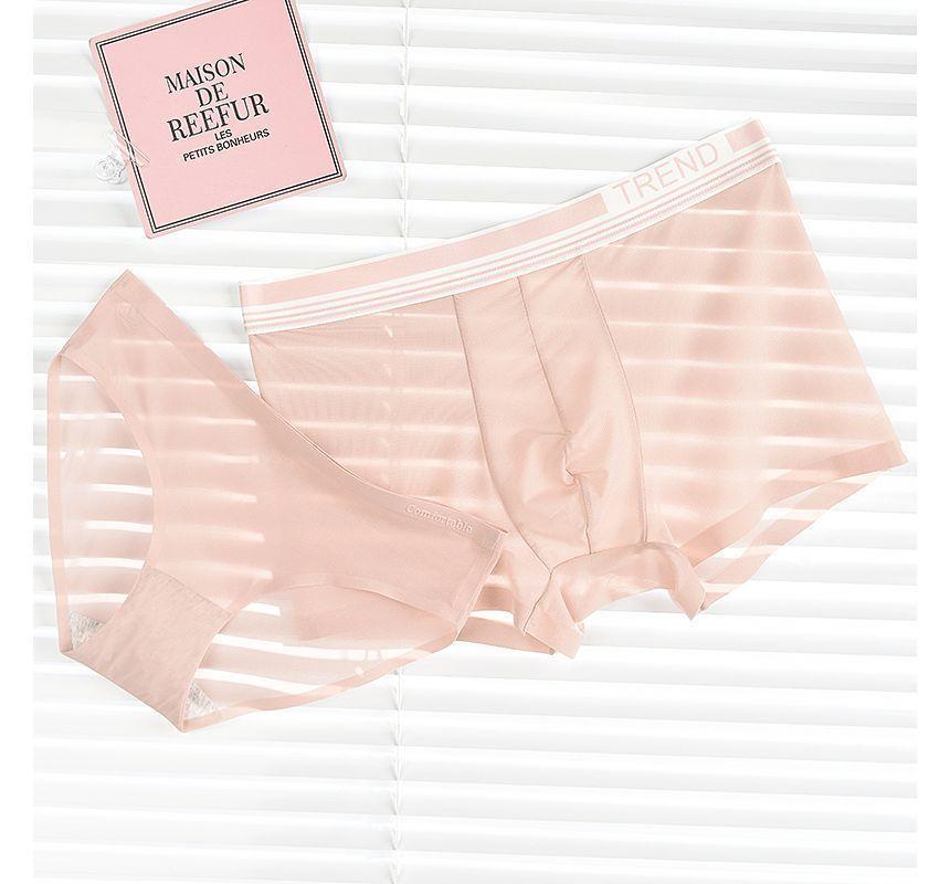Couple Matching Set: Boxers + Panties Product Image