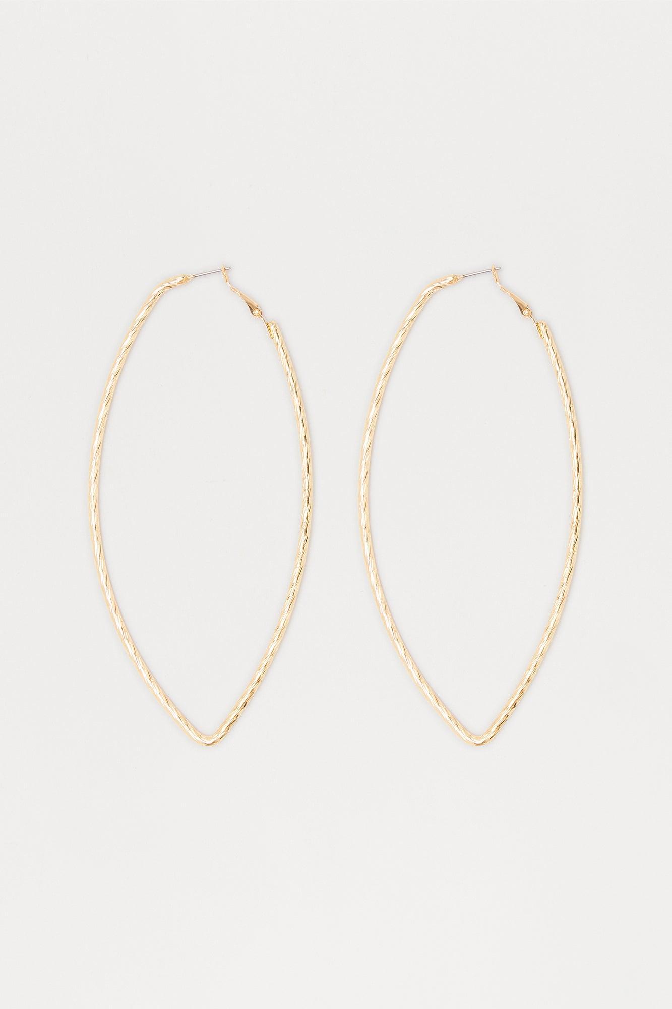 Like A Melony Hoop Earrings - Gold Female Product Image